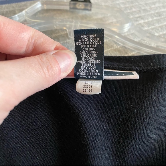 Karen Scott black size medium top - Picture 4 of 5